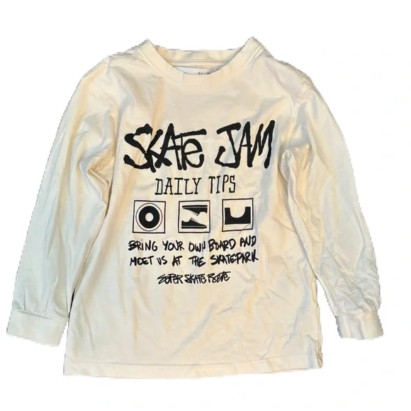 Zara Kids Long Sleeve Shirt - Size 6-7 - Picture 1 of 4